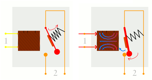 常開和常閉繼電器如何使用一個電路打開第二個電路，繼電器的工作電路圖？