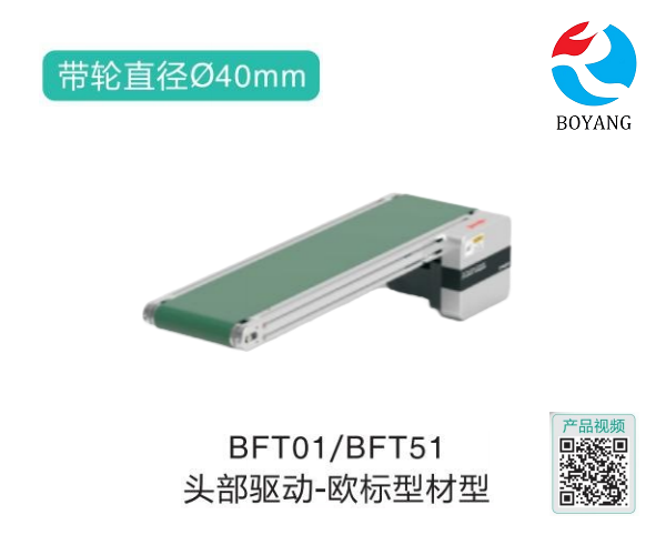 歐標(biāo)型材型BFTO1/BFT51頭部驅(qū)動氣力皮帶輸送機(jī)